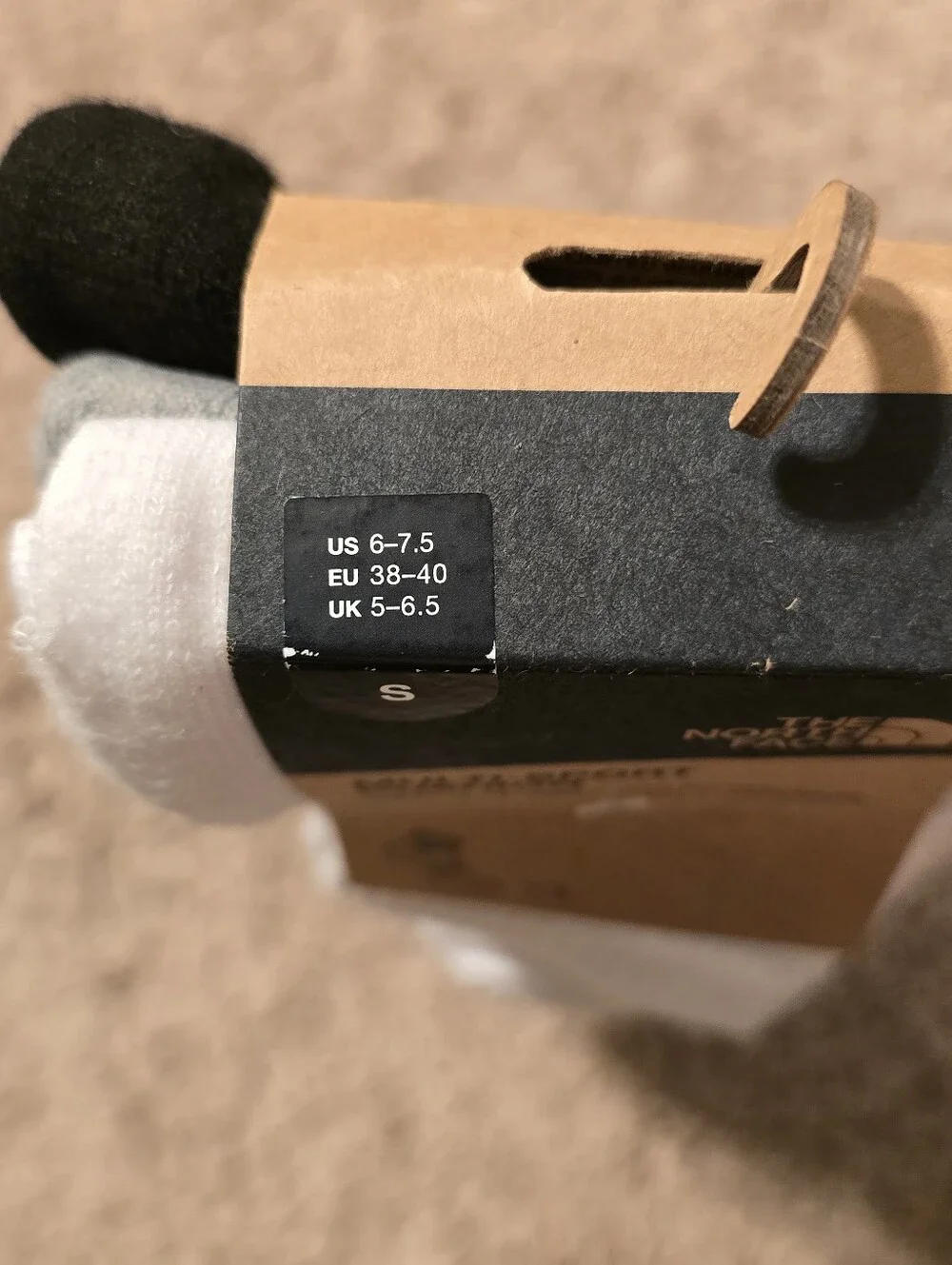 The North Face Men's Multi-Sport Cushion Socks - White & Gray (3 Pack)